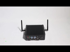 Intel Celeron J4105 PC industriel sans ventilateur avec double LAN double COM Linux et DDR4