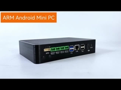 Dual LAN 4COM ARM RK3568 PC industriel DDR4 8G EMMC 16G Android 11 Mini PC intégré