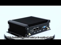 Processeur Intel Core série Ordinateur industriel sans ventilateur Mini PC avec double LAN Dual COM