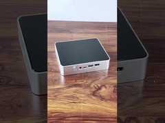 Intel N100 Prise en charge de 16 Go avec ventilateur et 4 USB 2 LAN 2 HDMI Mini PC