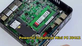 Intel Celeron J6412 Mini PC industriel 4 cœurs 4 fils avec double LAN double COM