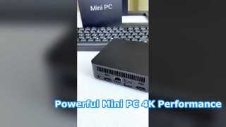 Mini PC processeur Intel N250 avec 1 port Ethernet Gigabit 2HD-MI 1type-c pour le bureau à domicile et les jeux