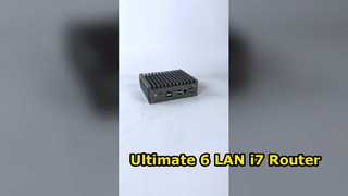 Processeur doux d'Intel Celeron J6412 de routeur avec 6 LAN 1 HD-MI 1 DP