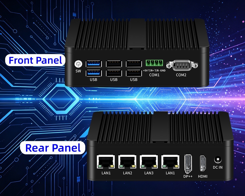 Derniers blogs de l'entreprise sur Four LAN Dual COM Industrial PC Solves The Problem Of Insufficient Industrial Network Interfaces