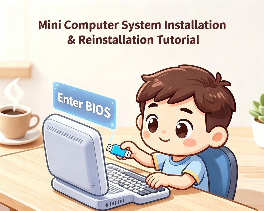 Derniers blogs de l'entreprise sur Zero Basic Guide Mini Computer System Installation And Reinstallation Tutorial For Beginners
