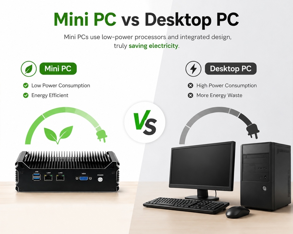 Derniers blogs de l'entreprise sur Does A Mini PC Really Save Electricity A One Year Power Cost Comparison