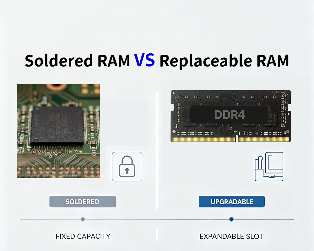 Derniers blogs de l'entreprise sur RAM soudés VS RAM remplaçable Une comparaison approfondie du potentiel de mise à niveau de mini PC