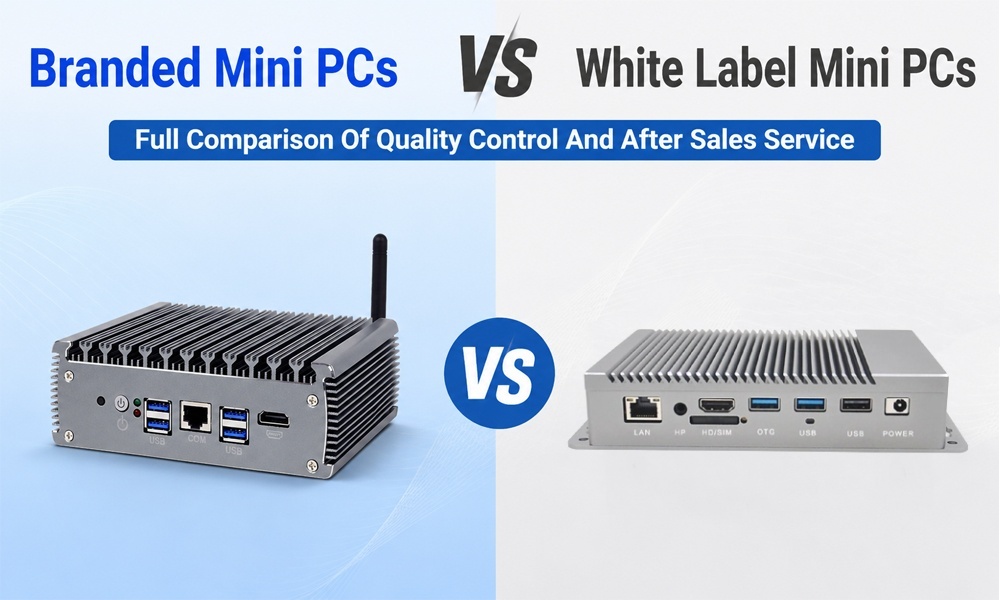 Derniers blogs de l'entreprise sur Mini PC de marque VS Mini PC de marque blanche Comparaison complète du contrôle de la qualité et du service après-vente