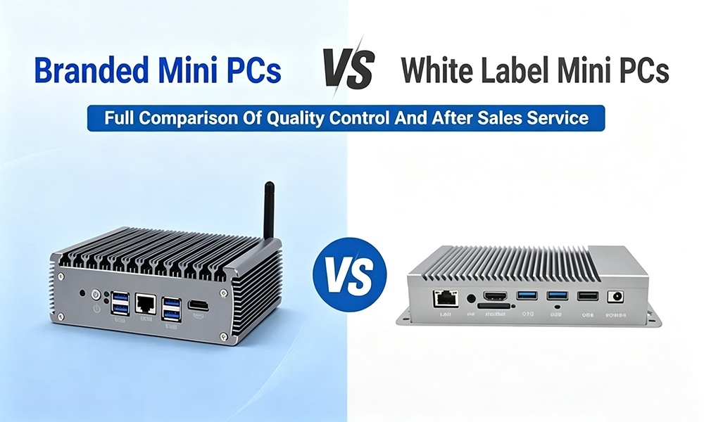 Derniers blogs de l'entreprise sur Mini PC de marque VS Mini PC de marque blanche Comparaison complète du contrôle de la qualité et du service après-vente