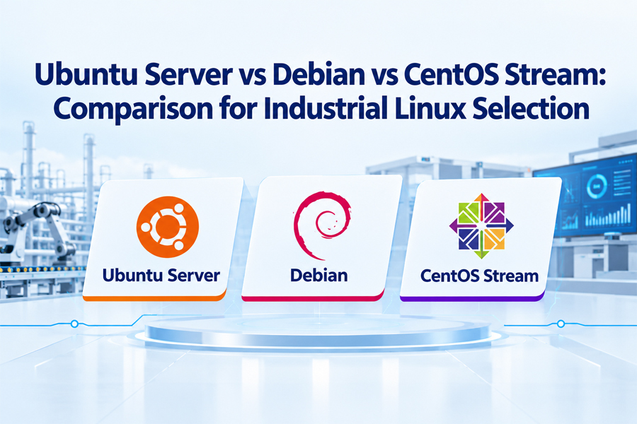 Derniers blogs de l'entreprise sur Serveur Ubuntu vs Debian vs CentOS Stream : Comparaison pour la sélection de Linux industriel
