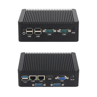 Dual LAN 4 COM Mini PC industriel avec processeur Intel Celeron N2840 et DDR3L