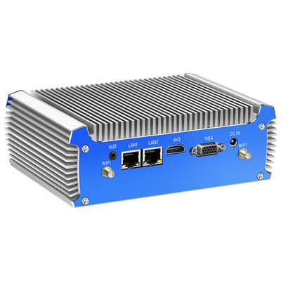 acheter PC industriel sans ventilateur de la série Intel avec 2LAN 2COM et support de double écran online manufacture