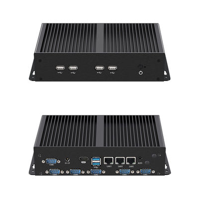 acheter PC industriel avec Intel Celeron J6412 16 Go de RAM trois Ethernet et refroidissement sans ventilateur online manufacture