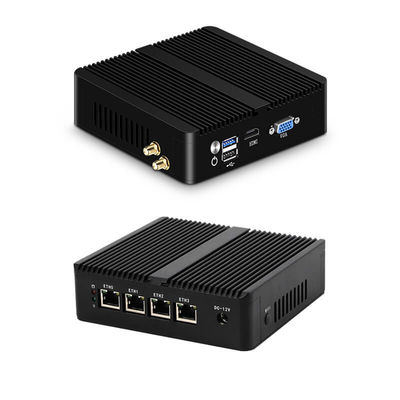 acheter Fanless Firewall Mini PC Router With Celeron N2830 DDR3 8GB RAM Aluminum Chassis online manufacture