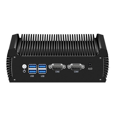 acheter Mini PC Intel Core i5 7200U avec 2 ports LAN, 2 ports COM et refroidissement passif (sans ventilateur) pour usage industriel fabrication en ligne