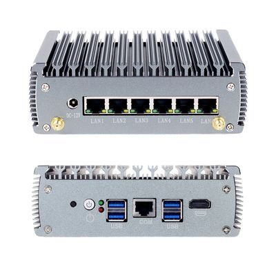 acheter Intel Celeron J6412 PC avec six LAN un COM et 4 mini ordinateur USB fabrication en ligne
