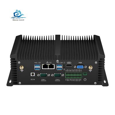 acheter PC industriel sans ventilateur avec boîtier en alliage d'aluminium, support de plusieurs systèmes d'exploitation et RAM WIFI Intel Core i5 DDR4 fabrication en ligne
