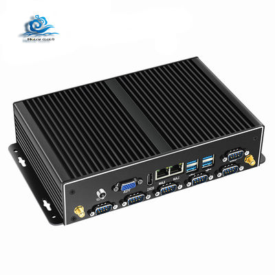 acheter PC industriel sans ventilateur avec 6 ports RS232/485 et 8 ports USB équipés d'un processeur Intel Core i5 4200U fabrication en ligne