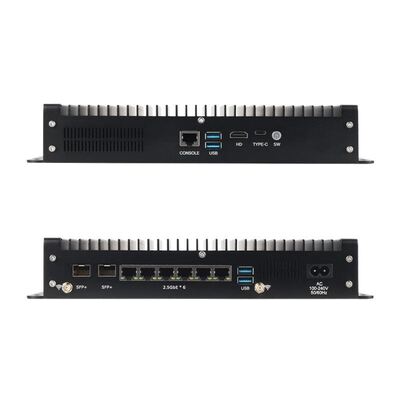 acheter Routeur logiciel avec processeur Intel Core I5 ​​1235U, 6 ports LAN et 2 ports optiques SFP 10G pour les bureaux et les usines d'entreprise fabrication en ligne