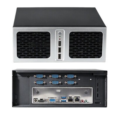 acheter Mini PC industriel de processeur d'Intel Celeron G6900 avec 6 COM 2 LAN fabrication en ligne