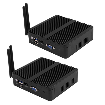 Acheter Intel J1900 Mini PC pare-feu PFsense 4 Gigabit LAN Win10 Prend en charge le double écran fabrication en ligne