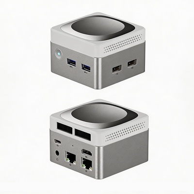 Acheter Intel N100 Mini Cube Computer LPDDR5 Dual Gigabit Ethernet RJ45 Mini PC Pour la maison fabrication en ligne
