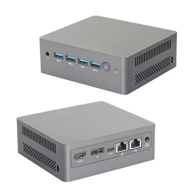 Acheter Celeron N5095 Mini PC Intel en plastique avec double LAN DDR4 16G Wifi et ventilateur à double bande fabrication en ligne
