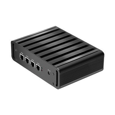 N100 Firewall Router Mini PC avec quatre LAN à 2,5 Gbps HDMI et DP pour le bureau à domicile