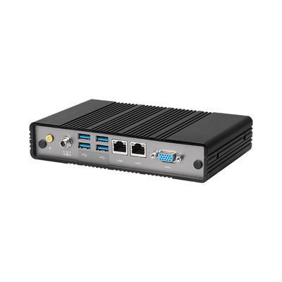 Intel Atom E3940 DDR3L 8 Go PC industriel avec double réseau local et double COM Mini ordinateur sans ventilateur