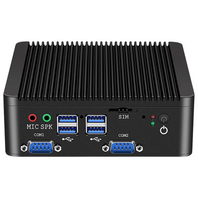 L'Intel Celeron N4000 Mini PC industriel RS485 Linux DDR4 8 Go Mini-ordinateur sans ventilateur