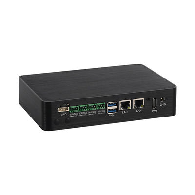 Dual LAN 4COM ARM RK3568 PC industriel DDR4 8G EMMC 16G Android 11 Mini PC intégré