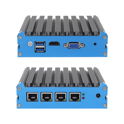 Firewall mini PC de la série Intel Celeron avec quatre RJ45 2.5G Ethernet Linux
