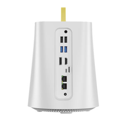 Quatre routeurs logiciels RJ45 2.5G LAN DDR4 32G NAS Intel et AMD Firewall Mini PC