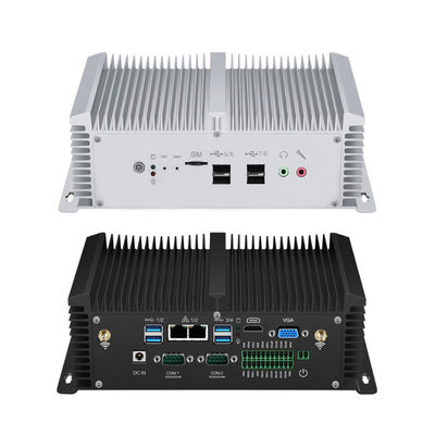 PC industriel intégré sans ventilateur prenant en charge le module 3G 4G avec double LAN et double COM