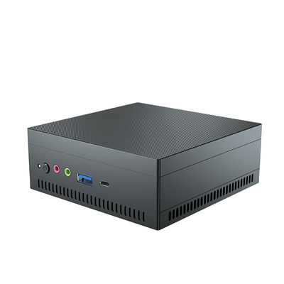 AMD Athlon Gold 3150U Mini PC noir avec châssis en alliage d'aluminium pour le bureau à domicile