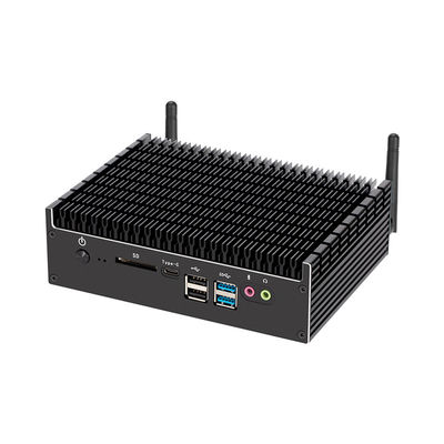 Intel Pentium 5405U PC industriel sans ventilateur avec COM et prend en charge le double écran