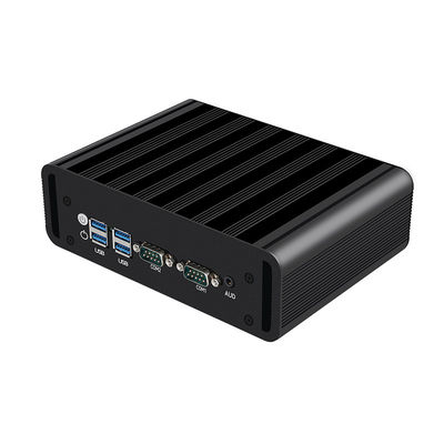 Processeurs Intel Core i3 i5 i7 Mini PC industriel sans ventilateur avec 2LAN 2COM RS485