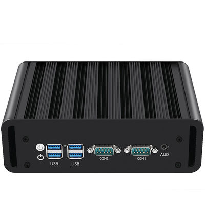 Intel N100 PC industriel sans ventilateur avec DDR4 16 Go de RAM Prend en charge le double écran