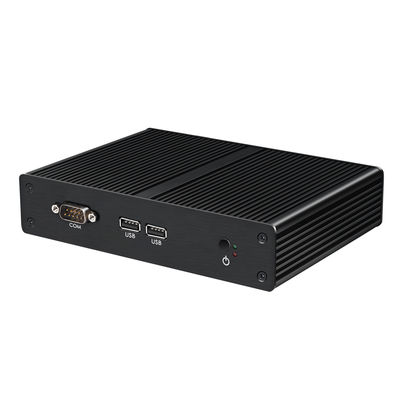 Intel Celeron PC industriel sans ventilateur avec DDR3L 8 Go de RAM et double COM Linux