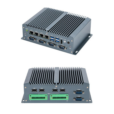 PC industriel sans ventilateur Intel Core i5 8250U 4 Ethernet GPIO Mini-ordinateur avec COM