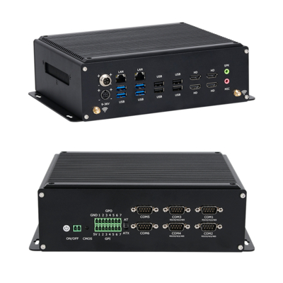 Intel Core i5-14450HX Mini PC industriel avec double Ethernet 4 COMs DDR5 64 Go de mémoire vive