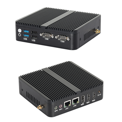 Intel Celeron J6412 avec DDR4 16 Go de RAM et 2 PC industriels HD sans ventilateur