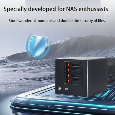 Serveur NAS N100 avec boîtier de stockage attaché au réseau hôte 3-Netwoek 6-Bay