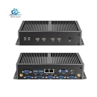 HLY Mini PC industriel sans ventilateur avec Intel Core i5 4200U à double Ethernet Gigabit et ports RS232