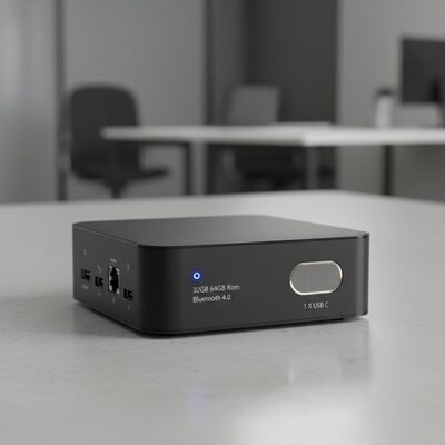 32 Go 64 Go Rom Mini PC avec Bluetooth 4.0 et 1 X port USB C pour une connectivité transparente