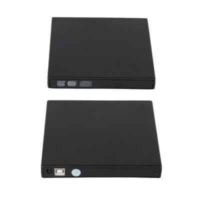 Graveur USB 2.0 externe Compatible avec les ordinateurs de bureau et les ordinateurs portables Idéal pour le stockage de fichiers, la lecture vidéo et le lecteur d'enseignement