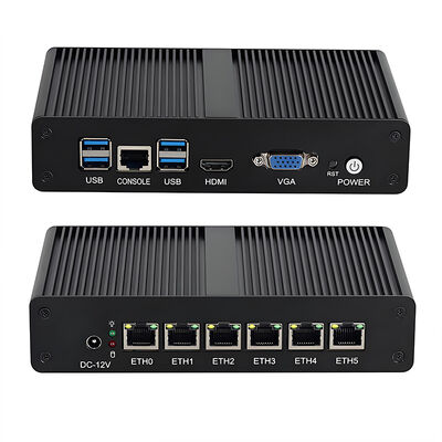 Appareil de routeur souple avec processeur Intel Pentium 4415U, 6 Ports LAN Intel I225 Gigabit, 4 Ports USB3.0, Mini Pc haute performance