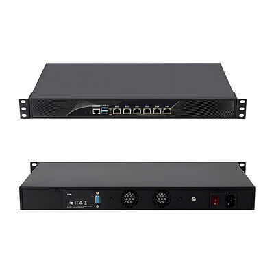 Routeur pare-feu 1U avec processeur Intel Pentium 4405U 6 carte réseau Intel I225 2.5G LAN DDR4 2 USB 3.0 Win7 Win10 Mini ordinateur