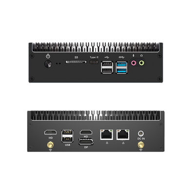 Processeur Intel Core I7 1270P Mini PC avec 2 LAN 2 HD-MI 1 DP 1 Type-C pour la surveillance quotidienne de la sécurité au bureau