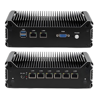 Routeur logiciel Intel Celeron 3865U avec 8 ports LAN et 1 bouton de réinitialisation